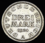 3 марки 1924 (Германия)