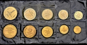 Годовой набор монет СССР 1965 года (в мяг  запайке)