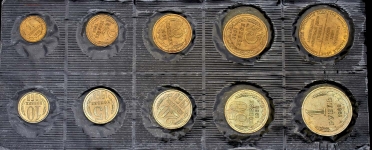 Годовой набор монет СССР 1968 года (в мяг  запайке)