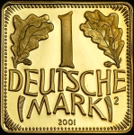 Квадратная марка 2001 (Германия) (в п/у)