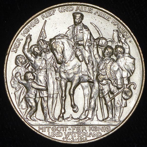 2 марки 1913  "100-летие победы над Наполеоном" (Пруссия)