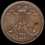 1 пенни 1881 (Финляндия)