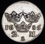 2 марки 1685 (Швеция)