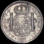 8 реалов 1821 (Мексика  Гвадалахара)