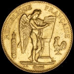 100 франков 1886 "Ангел" (Франция)