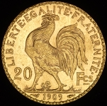 20 франков 1909 (Франция)