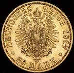 20 марок 1887 (Пруссия)