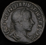 Сестерций  Гордиан III  Рим империя
