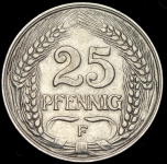 25 пфеннингов 1910 (Германия)