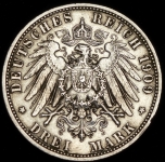 3 марки 1909 (Пруссия)