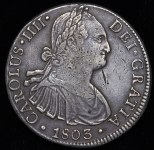 8 реалов 1803 (Мексика)
