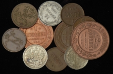 Набор из 31-ой монеты Российской империи