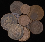 Набор из 72-х медных монет