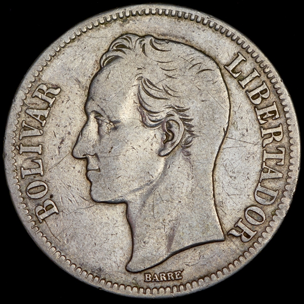 1 боливар 1929 (Боливия)