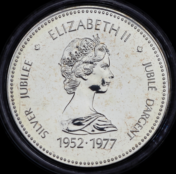 1 доллар 1977 "25 лет коронации Елизаветы II" (Канада)