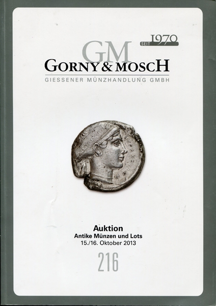 Каталог "Gorny & Mosch Auction 216 15-16 Oktober 2016"