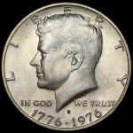 1/2 доллара 1976 "200 лет независимости США" (США)