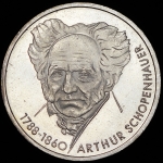 10 марок 1988 "200-летие со дня рождения Артура Шопенгауэра" (Германия)