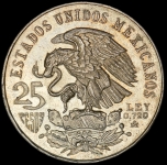 25 песо 1968 "Летние Олимпийские игры 1968  Мехико" (Мексика)