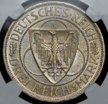 3 марки 1930 "Освобождение Рейнланда" (Германия )(в слабе)