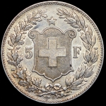 5 франков 1890 (Швейцария)