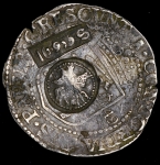 Ефимок с признаком 1655  на талере 1649 года