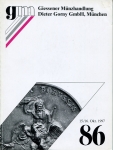 Каталог "Gorny & Mosch Auktion 86 15-16 Oktober 1997 in Munchen"