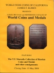 Набор из 2-х каталогов "World-Wide Coins of California James F Elmen"