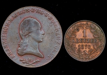 Набор из 2-х медных монет (Германия)