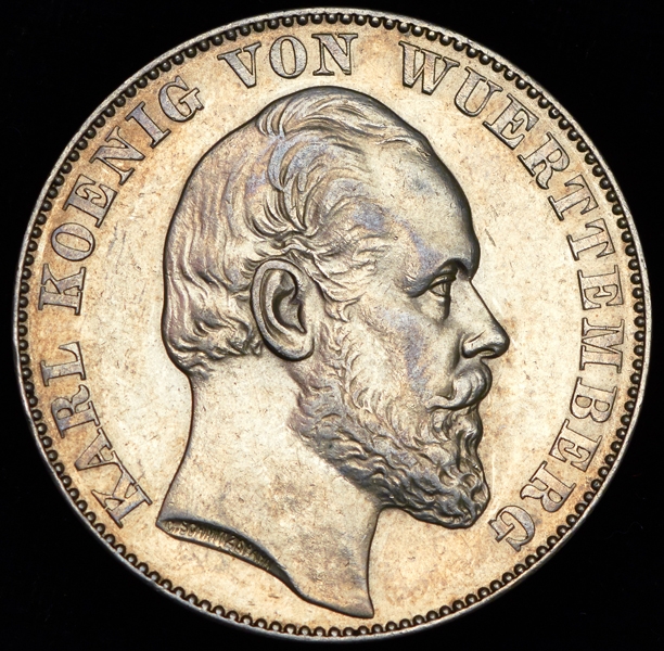 Талер 1871 "Победа во Франко-Прусской войне" (Вюртемберг)
