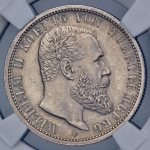 2 марки 1907 (Вюртемберг) (в слабе)