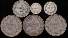Набор из 6-ти монет (Финляндия)