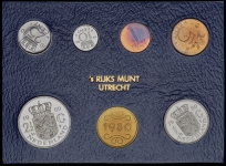Набор из 6-ти монет в п/у (Нидерланды)