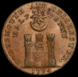Токен 1/2 пенни 1794 (Великобритания)