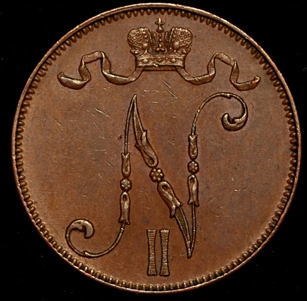 5 пенни 1901 (Финляндия)