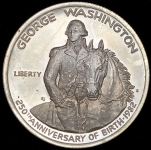 1/2 доллара 1982 "250 лет со дня рождения Джорджа Вашингтона" (США)