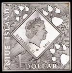 1 доллар 2010 "Вилорог" (Ниуэ)