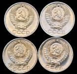 Набор из 4-х монет 50 копеек