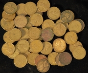 Набор из 50-ти монет один цент (США)