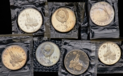 Набор из 7-ми монет СССР (в запайках)