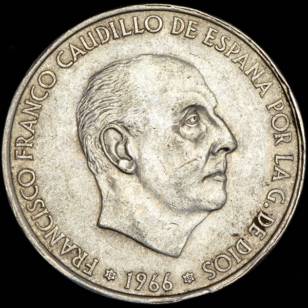 100 пессет 1968 (Испания)