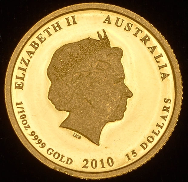 15 долларов 2010 "Год тигра" (Австралия)