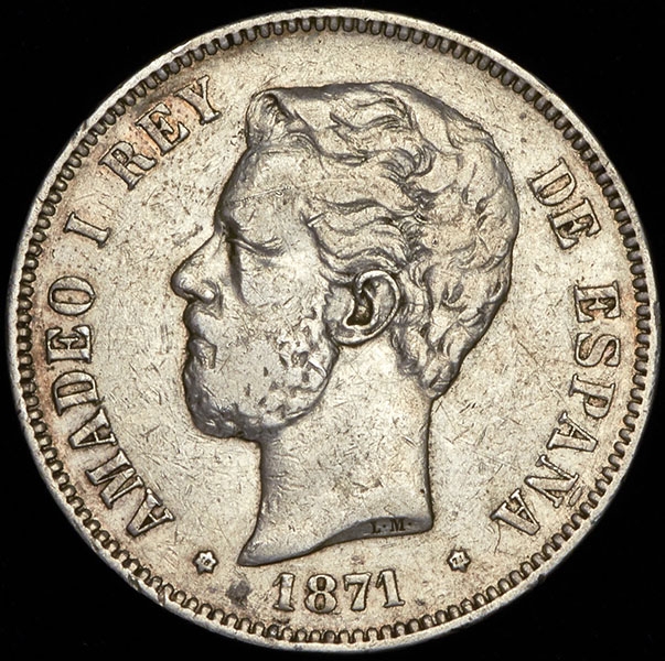 5 песет 1871 (Испания)