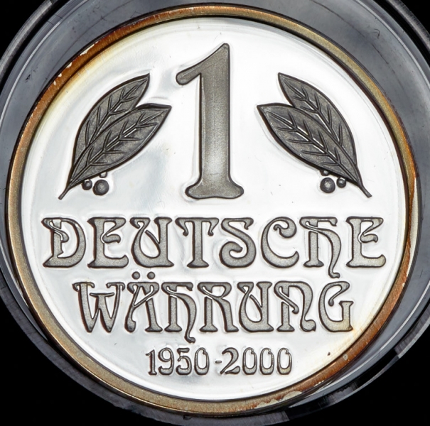 Медаль "1 немецкая марка" 2000 (германия)