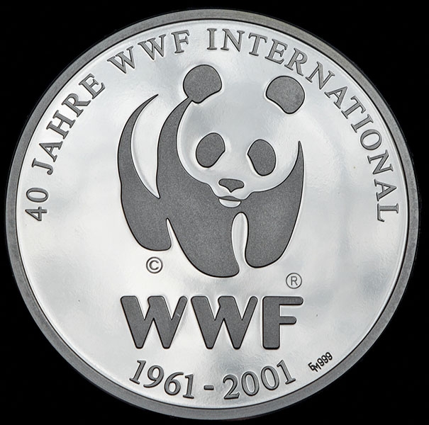 Медаль "40-летие Всемирного фонда дикой природы" 2001 (Германия)