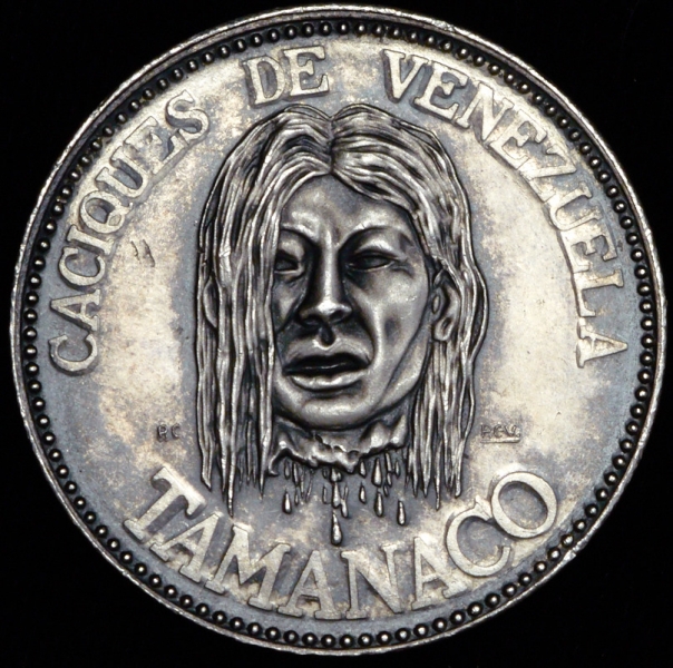 Медаль "Индейские вожди Венесуэлы: Таманако" (Венесуэла)