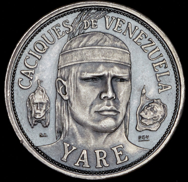 Медаль "Индейские вожди Венесуэлы: Яре" (Венесуэла)