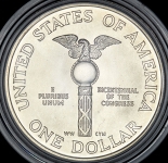 1 доллар 1989 "200-летие Конгресса США"