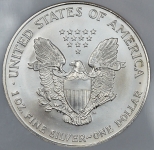 1 доллар 1995 "Американский серебряный орел" (США) (в слабе)