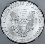 1 доллар 1997 "Американский серебряный орел" (США) (в слабе)